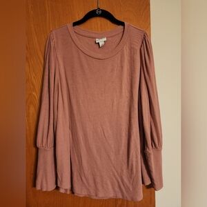 Ava & Viv Dusty Pink Women's Blouse